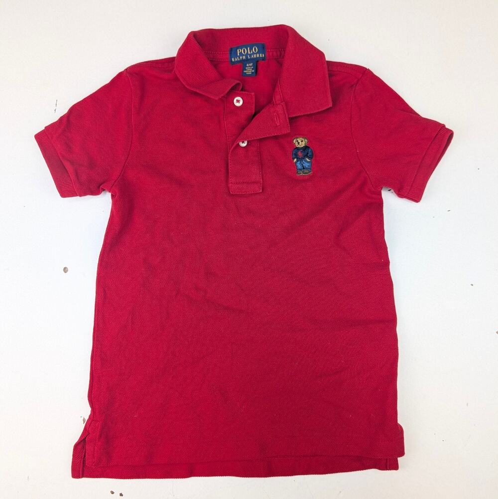 Polo Ralph Lauren Boys 4T Red Polo Shirt